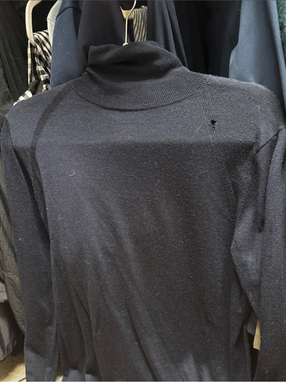 Banana Republic Navy Turtleneck Sweater